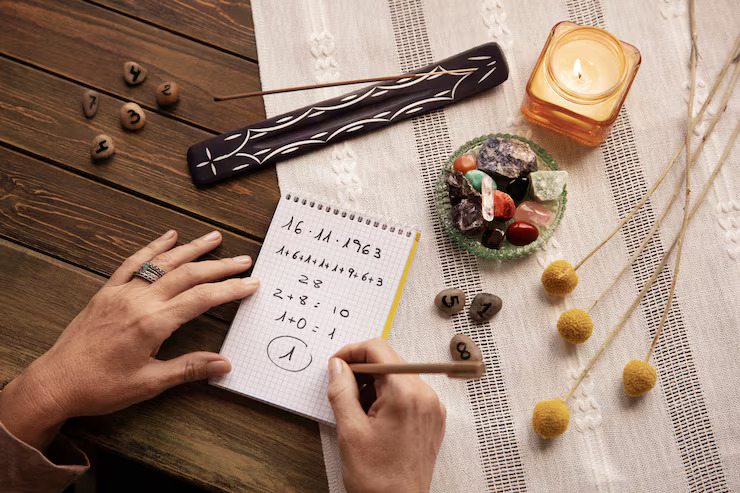 numerology-concept-with-note_23-2150063052 Image description